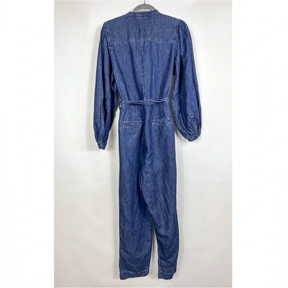 J. Crew Denim & Linen Jumpsuit